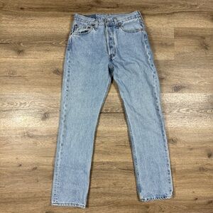 Vintage 501 Women’s Levi's 6501-0133 Straight Denim Pants Made in USA Sz 29x30